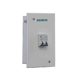 Siemens Double Pole Metal Enclosure Box supplier